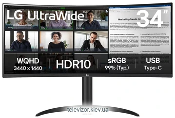 LG UltraWide 34WR55QK-B
