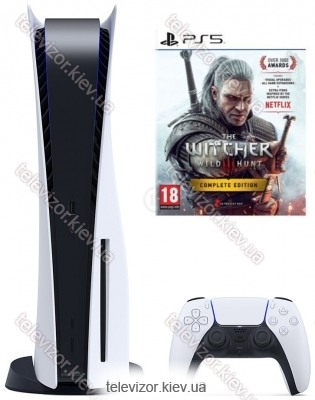 Sony PlayStation 5 + The Witcher 3: Wild Hunt. Complete Edition
