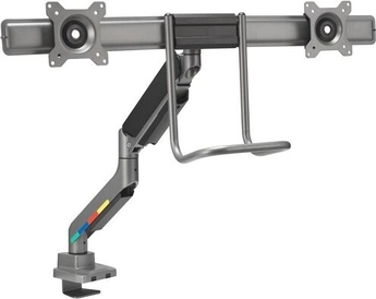 Kensington SmartFit Dual-Monitor Arm with grip