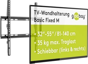 Wentronic Goobay TV-, настенное крепление Basic fixed M