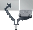 Leitz Ergo Dual Monitor Arm with Laptophalter