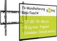 Wentronic Goobay TV-, настенное крепление Basic fixed M
